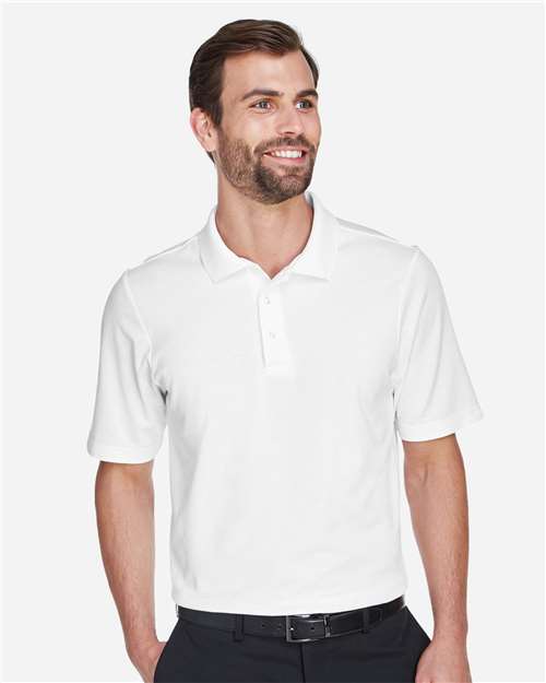 Men's Tall CrownLux Performance® Plaited Polo - White