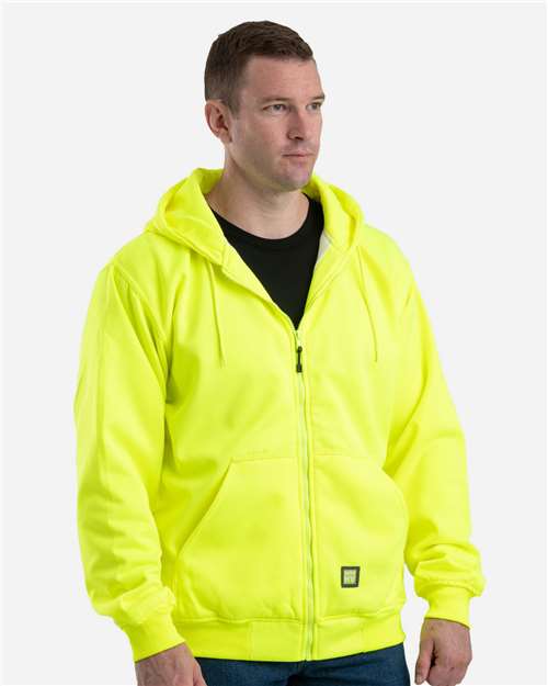 Men's Heritage Thermal-Lined Full-Zip Hooded Sweatshirt - Yellow