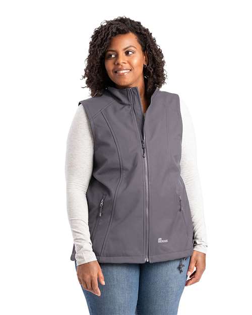 Women's Highland Soft Shell Vest - Grey