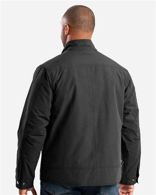 Men's Highland Quilt-Lined Micro-Duck Jacket - Black