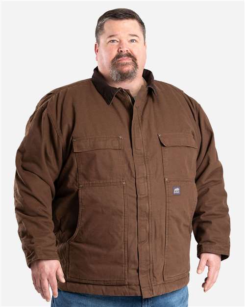 Men's Tall Highland Washed Chore Coat - Bark