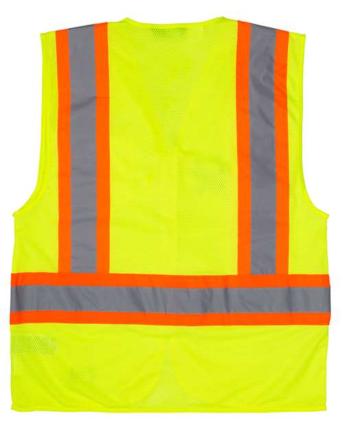 Men's Hi-Vis Class 2 Multi-Color Vest - Yellow