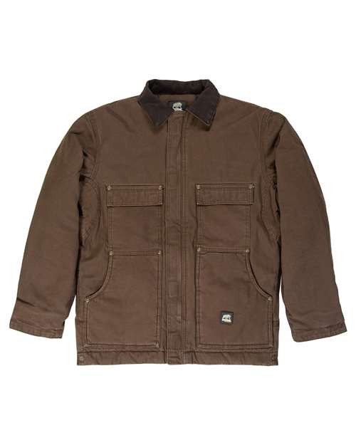 Men's Highland Washed Chore Jacket - Bark