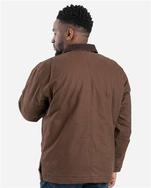 Men's Highland Washed Chore Jacket - Bark