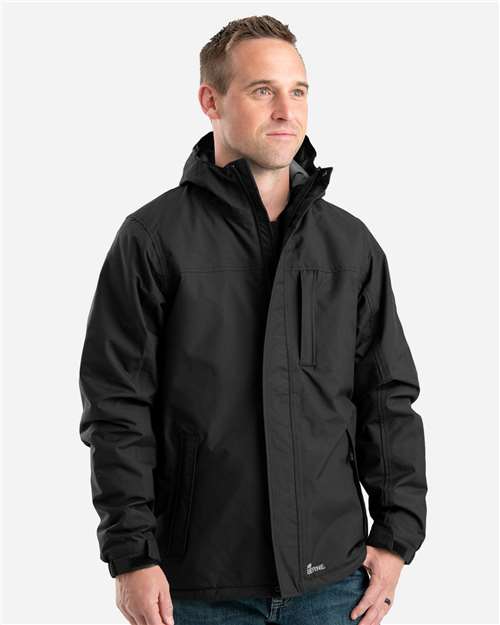 Men's Coastline Waterproof Storm Jacket - Black