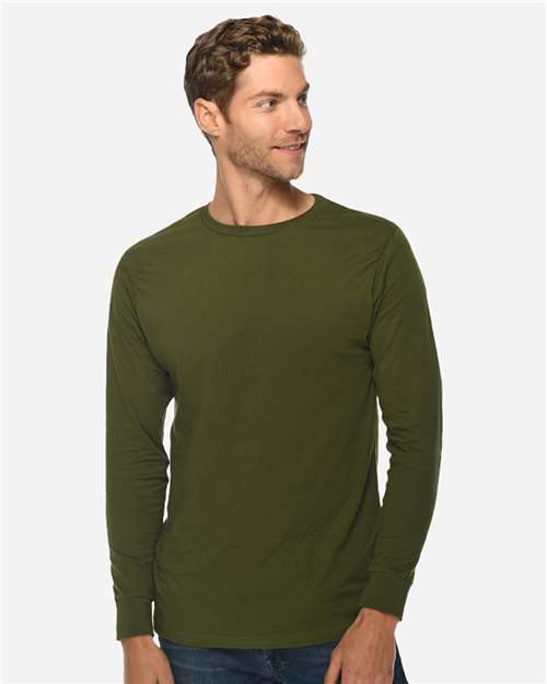 Heavyweight Long Sleeve T-Shirt - Army Green