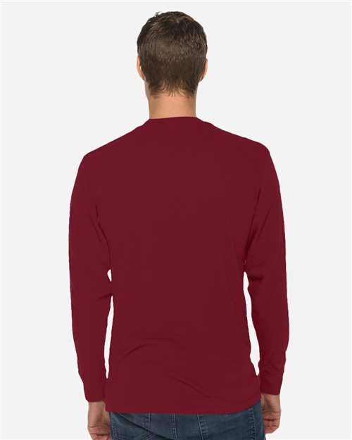 Heavyweight Long Sleeve T-Shirt - Burgundy
