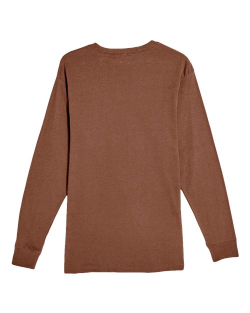 Heavyweight Long Sleeve T-Shirt - Chestnut