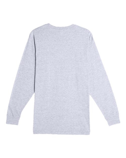Heavyweight Long Sleeve T-Shirt - Heather Grey