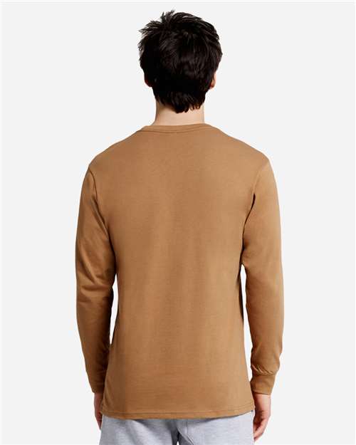 Heavyweight Long Sleeve T-Shirt - Toasted Coconut