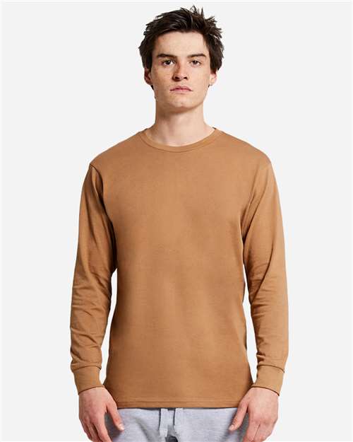 Heavyweight Long Sleeve T-Shirt - Toasted Coconut