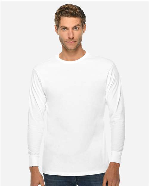 Heavyweight Long Sleeve T-Shirt - White