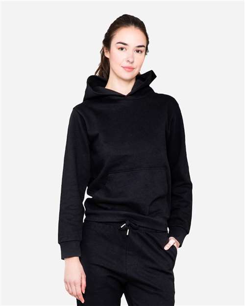 Unisex Urban Pullover Hooded Sweatshirt - Black