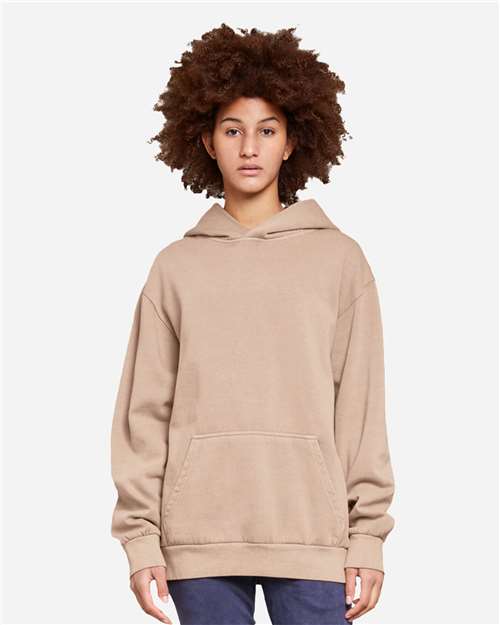 Unisex Urban Pullover Hooded Sweatshirt - Pigment Burro