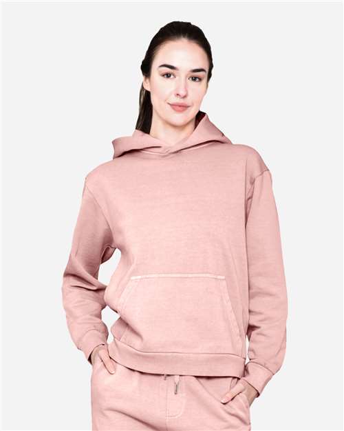 Unisex Urban Pullover Hooded Sweatshirt - Pigment Salmon