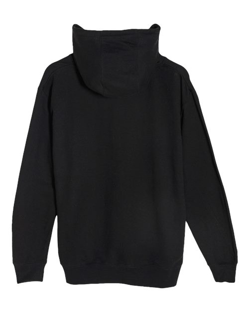 Unisex Heavyweight Pullover Hooded Sweatshirt - Black