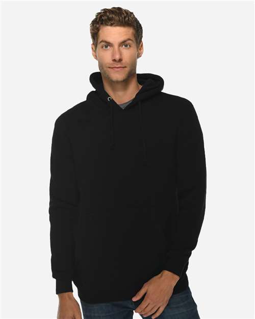 Unisex Heavyweight Pullover Hooded Sweatshirt - Black