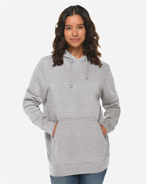 Unisex Heavyweight Pullover Hooded Sweatshirt - Heather Grey