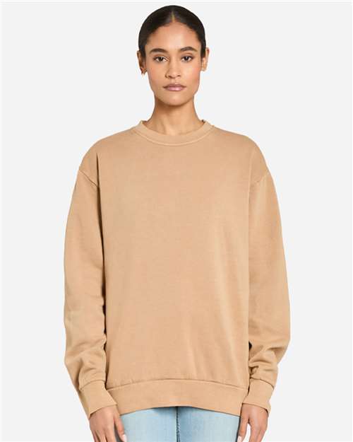 Unisex Urban Crewneck Sweatshirt - Pigment Burro