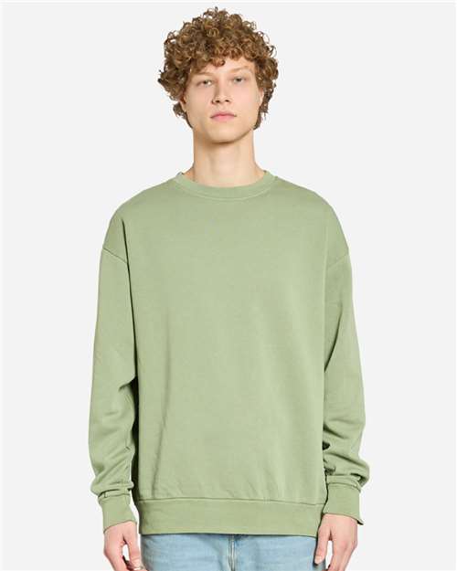 Unisex Urban Crewneck Sweatshirt - Pigment Oil Green