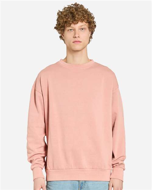 Unisex Urban Crewneck Sweatshirt - Pigment Salmon