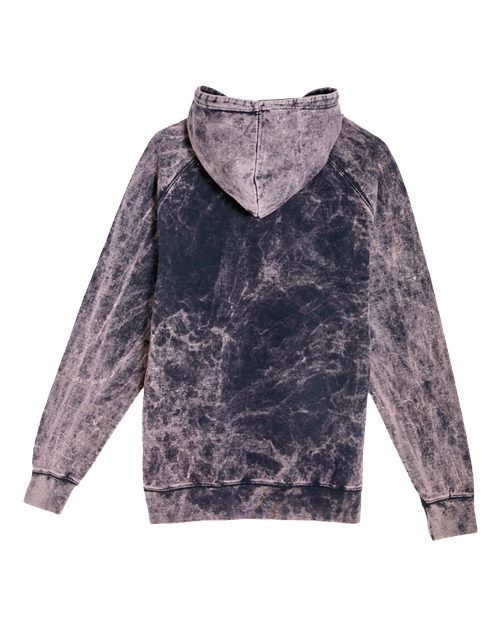 Unisex Vintage Raglan Hooded Sweatshirt - Cloud Black