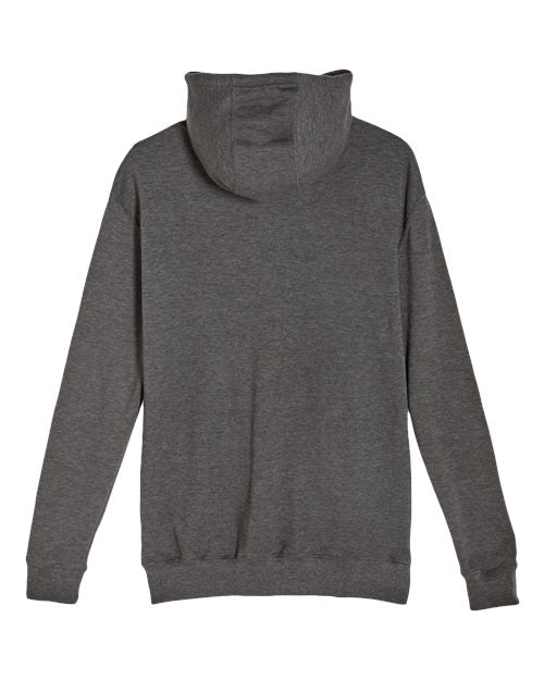 Unisex French Terry Pullover Hooded Sweatshirt - Heather Charcoal