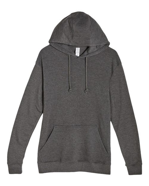 Unisex French Terry Pullover Hooded Sweatshirt - Heather Charcoal