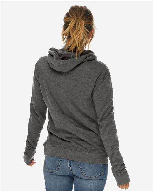 Unisex French Terry Pullover Hooded Sweatshirt - Heather Charcoal