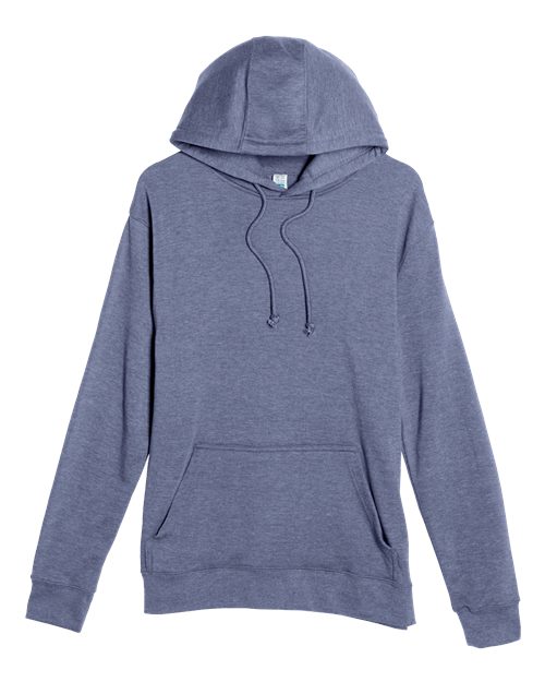 Unisex French Terry Pullover Hooded Sweatshirt - Heather Denim
