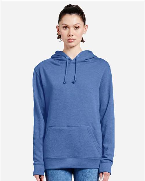 Unisex French Terry Pullover Hooded Sweatshirt - Heather Royal