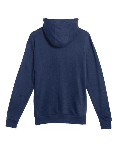 Unisex French Terry Pullover Hooded Sweatshirt - Navy