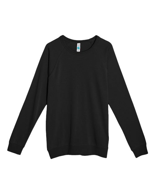 Unisex French Terry Crewneck Sweatshirt - Black