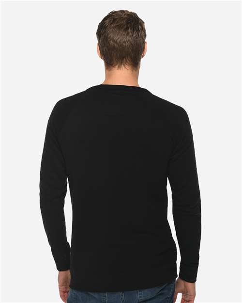 Unisex French Terry Crewneck Sweatshirt - Black