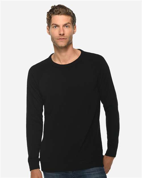Unisex French Terry Crewneck Sweatshirt - Black