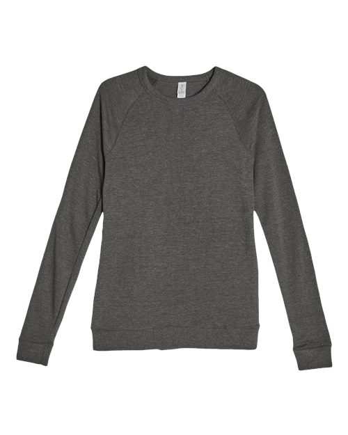 Unisex French Terry Crewneck Sweatshirt - Heather Charcoal