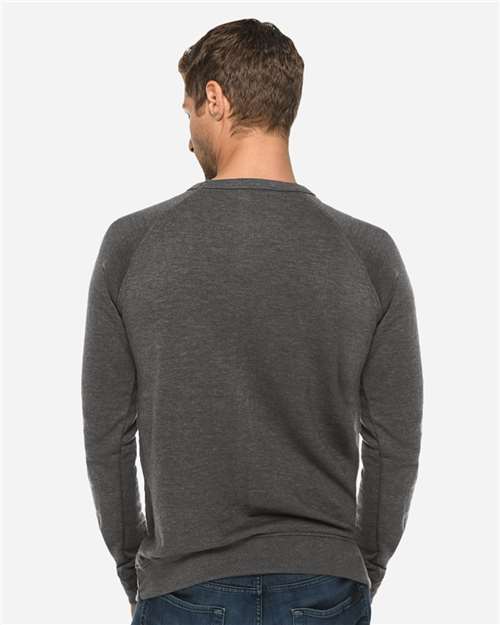 Unisex French Terry Crewneck Sweatshirt - Heather Charcoal