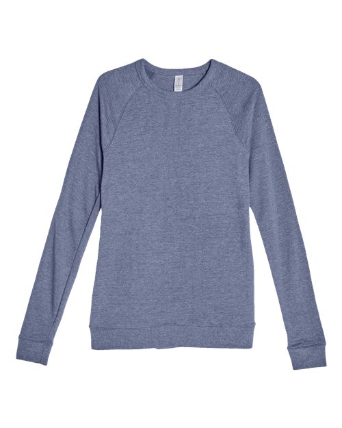 Unisex French Terry Crewneck Sweatshirt - Heather Denim