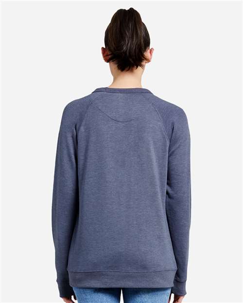 Unisex French Terry Crewneck Sweatshirt - Heather Denim
