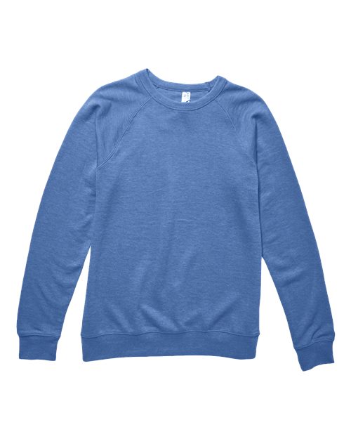 Unisex French Terry Crewneck Sweatshirt - Heather Royal