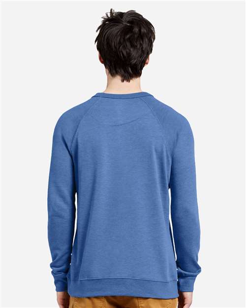 Unisex French Terry Crewneck Sweatshirt - Heather Royal
