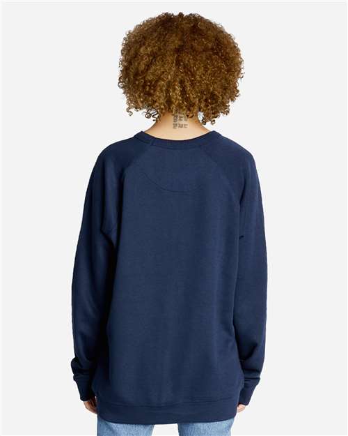Unisex French Terry Crewneck Sweatshirt - Navy
