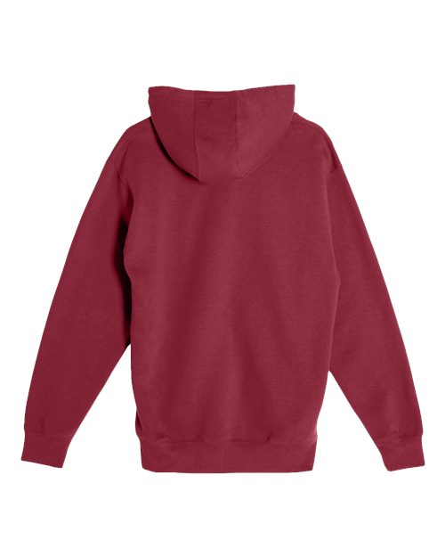 Unisex Premium Full-Zip Hooded Sweatshirt - Burgundy