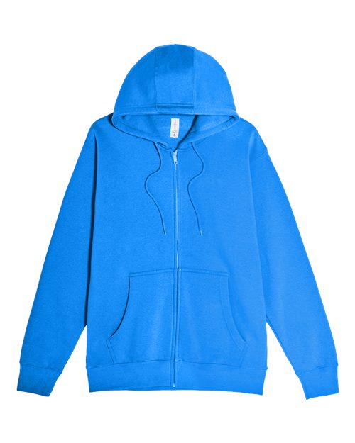 Unisex Premium Full-Zip Hooded Sweatshirt - Royal
