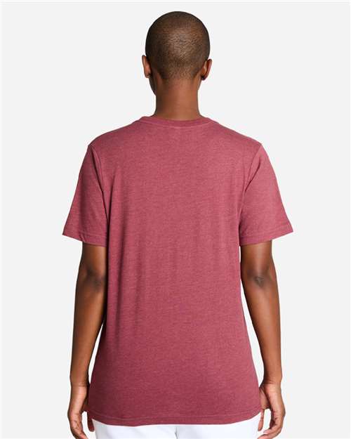 Deluxe CVC T-Shirt - Burgundy Heather