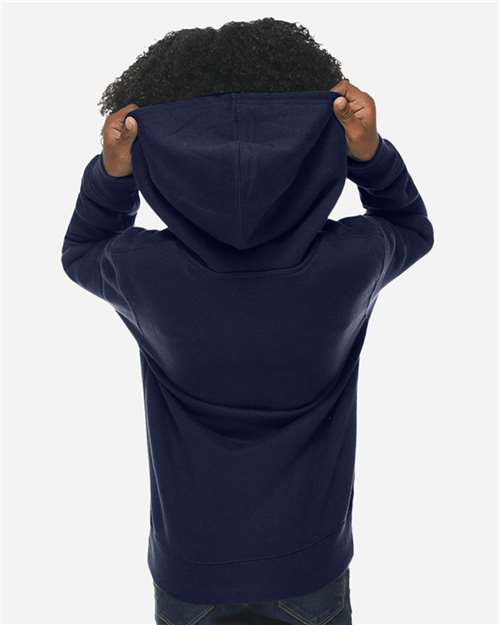 Youth Premium Pullover Hooded Sweatshirt - Navy
