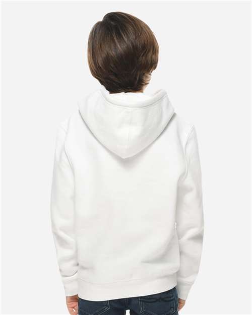 Youth Premium Pullover Hooded Sweatshirt - White