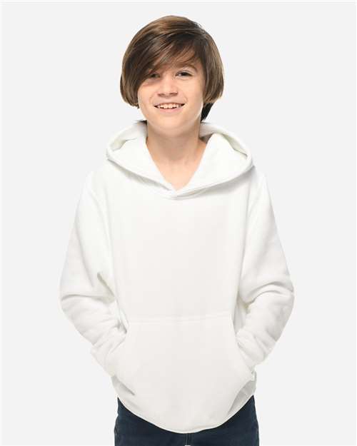 Youth Premium Pullover Hooded Sweatshirt - White