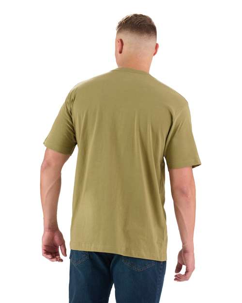 Men's Heavyweight Pocket T-Shirt - Light Olive