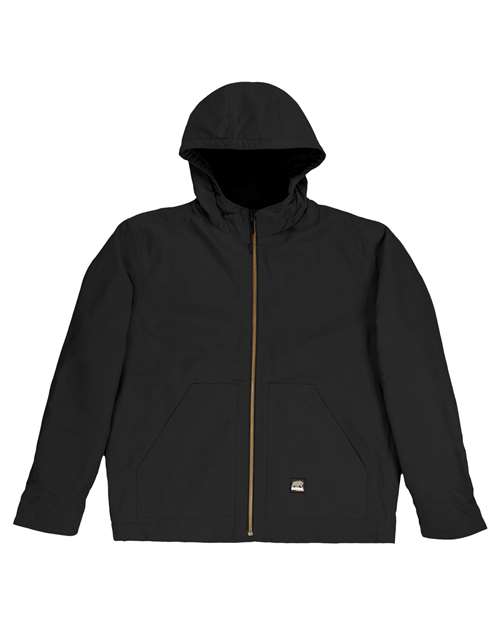 Men's Tall Heritage Duck Hooded Jacket - Black